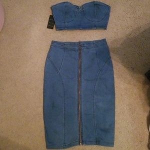 2 piece denim set